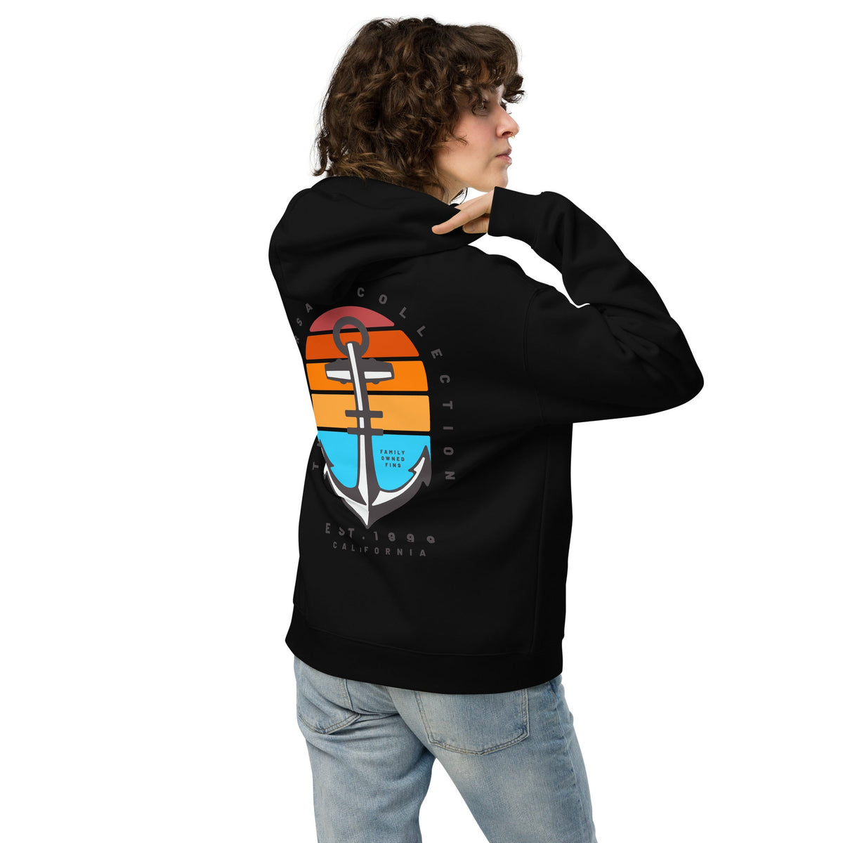 DORSAL Anker voraus Kein Verblassen Kapuzenpullover